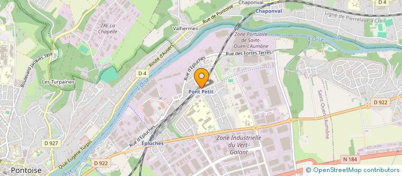 localisation de l'entreprise INOR à SAINT-OUEN-L'AUMONE