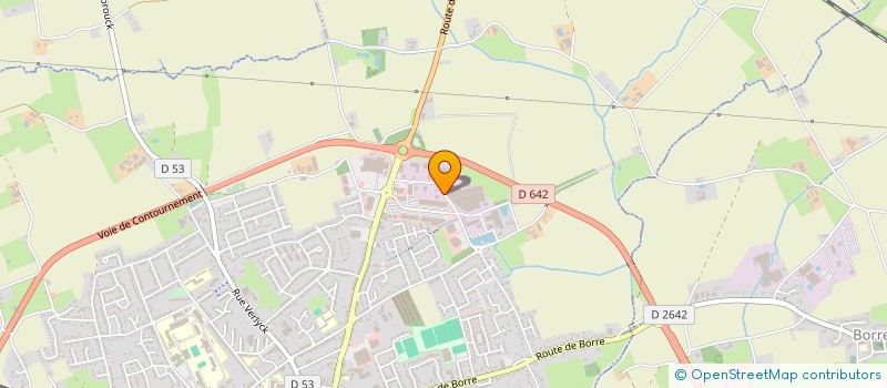 localisation de l'entreprise INORBAT à HAZEBROUCK