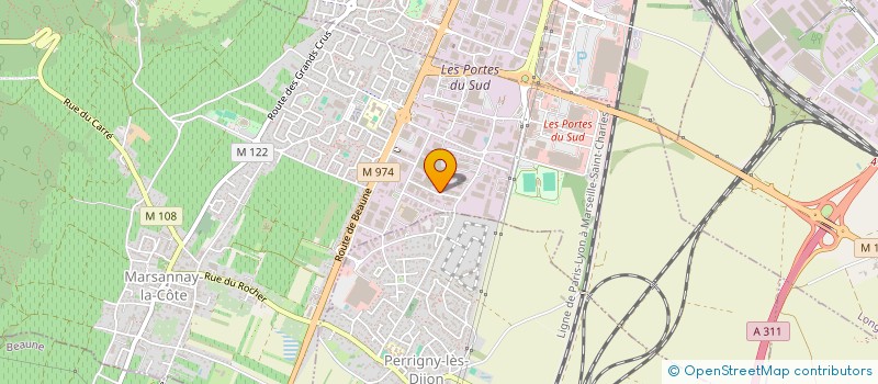 localisation de l'entreprise INOS SARL à MARSANNAY-LA-COTE