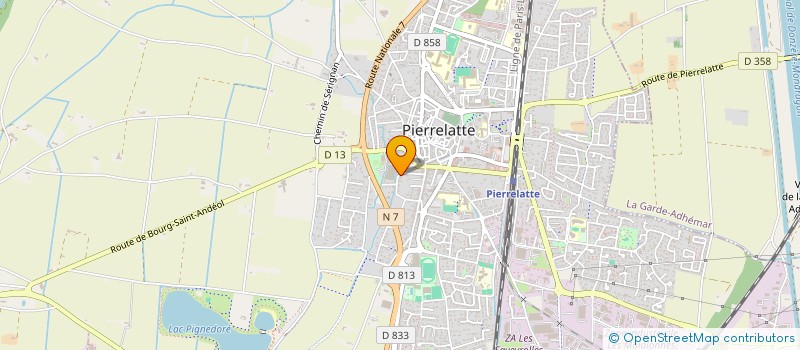 localisation de l'entreprise INOSERV  PIERRELATTE