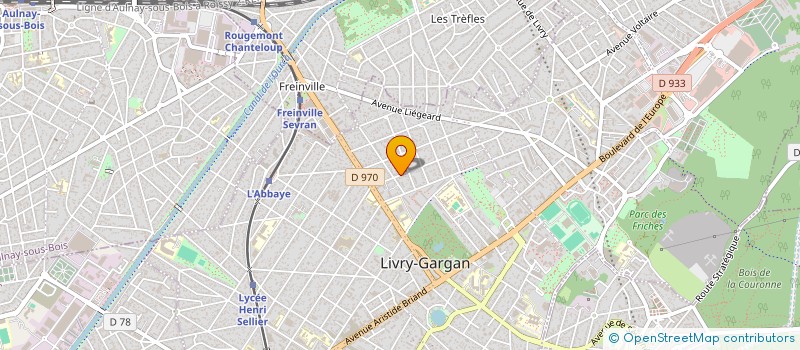 localisation de l'entreprise INOTAL à LIVRY-GARGAN