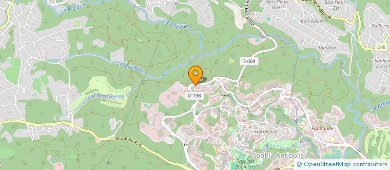 localisation de l'entreprise INOTEKK CONSULTING à VALBONNE