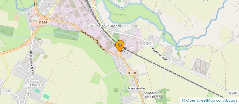 localisation de l'entreprise INOTEQ.HPI à ARGENTAN