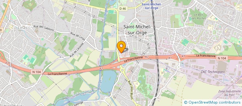 localisation de l'entreprise INOTEST à BRETIGNY SUR ORGE