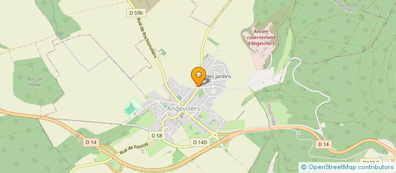 localisation de l'entreprise INOTI AGENCEMENT  ANGEVILLERS