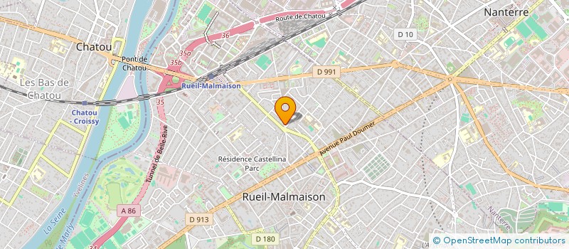 localisation de l'entreprise INOTOC CONSEIL à RUEIL-MALMAISON