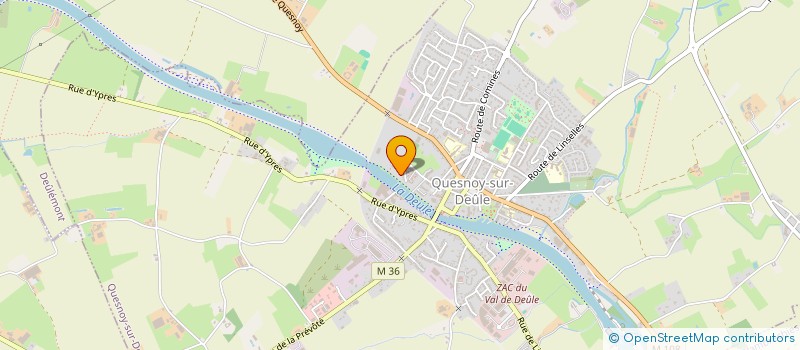 localisation de l'entreprise INOU  QUESNOY-SUR-DEULE