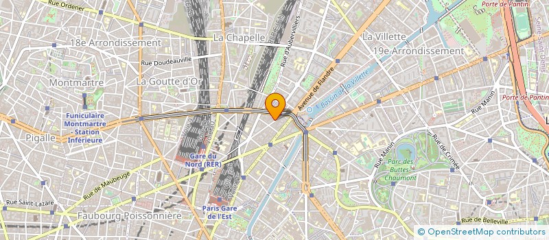 localisation de l'entreprise INOUI à PARIS