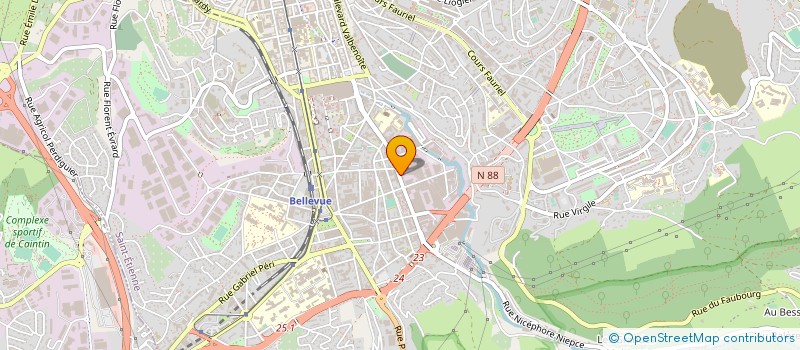 localisation de l'entreprise INOUIE DISTRIBUTION  SAINT-ETIENNE