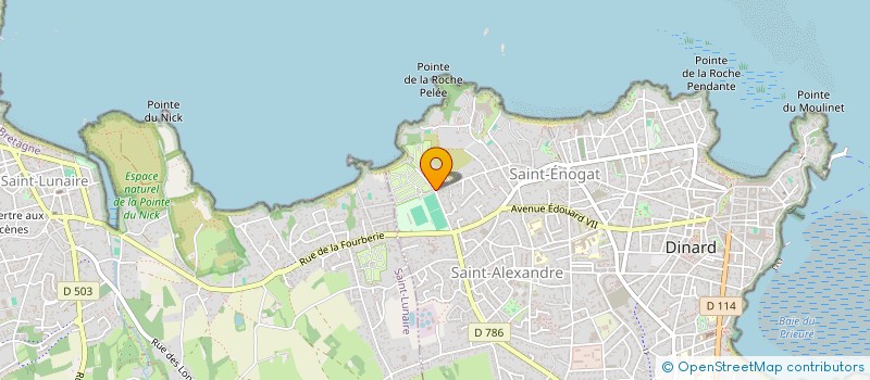 localisation de l'entreprise INOUIS  DINARD