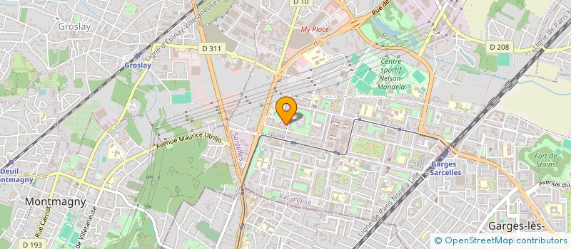 localisation de l'entreprise INOUN MANAGEMENT  SARCELLES