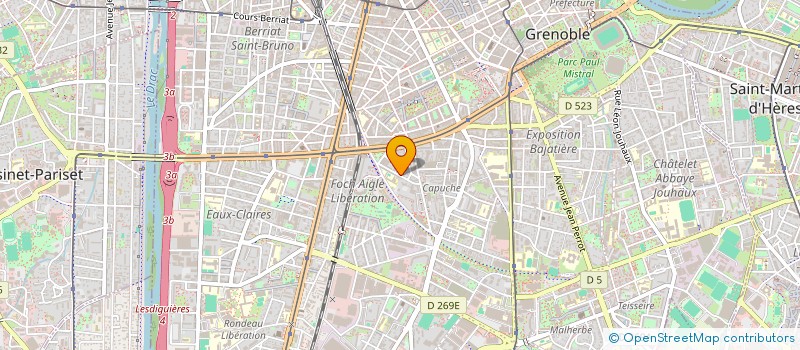 localisation de l'entreprise INOUT CONCEPT à GRENOBLE