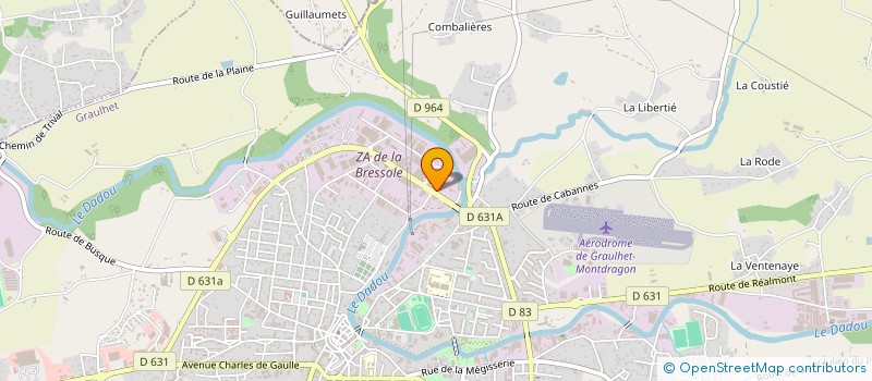 localisation de l'entreprise INOV  GRAULHET