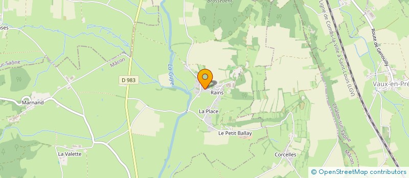 localisation de l'entreprise INOV  JONCY