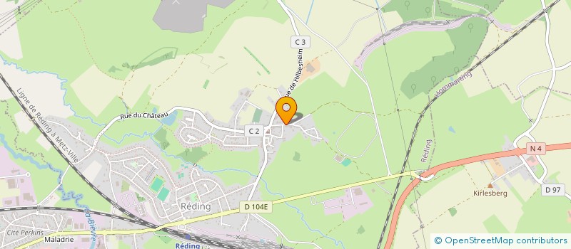 localisation de l'entreprise INOV  REDING