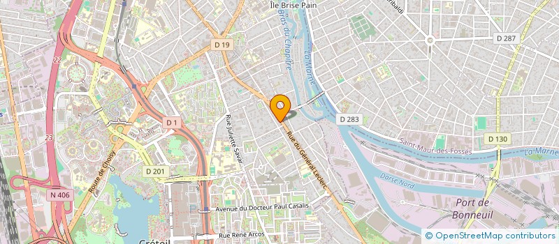 localisation de l'entreprise INOV-CONSULTING  CRETEIL