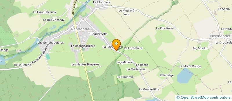 localisation de l'entreprise INOV HABITAT à TOUROUVRE AU PERCHE