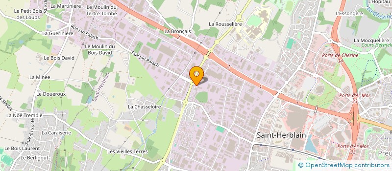 localisation de l'entreprise INOV-ON  SAINT-SEBASTIEN-SUR-LOIRE