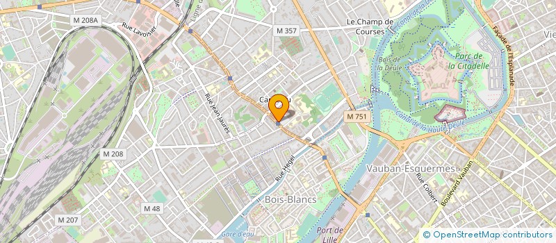 localisation de l'entreprise INOV'OPTIC à LAMBERSART