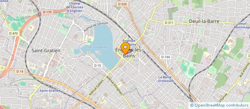 localisation de l'entreprise INOV-WAY-INTERN. LA VOIE DE L'INNOVATION à ENGHIEN-LES-BAINS