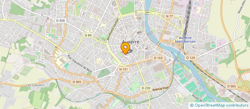 localisation de l'entreprise INOVA BUSINESS à AUXERRE