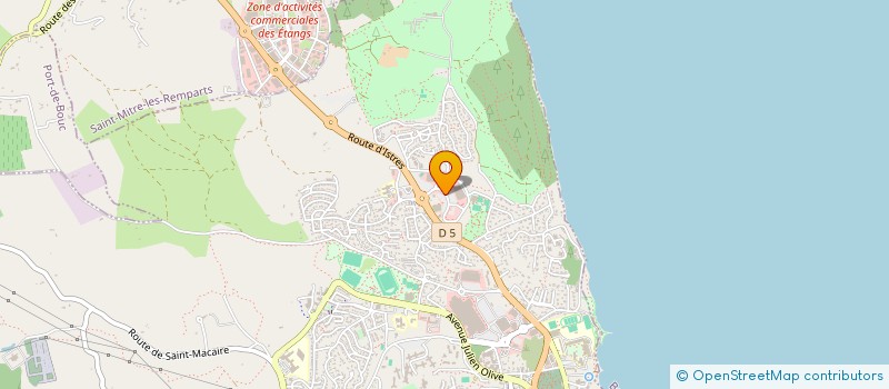 localisation de l'entreprise INOVA CAMPUS à MARTIGUES