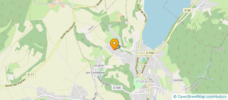 localisation de l'entreprise INOVA CLEFS à CHARAVINES