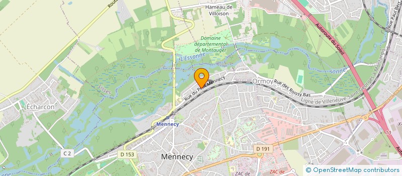 localisation de l'entreprise INOVA CONFORT à MENNECY