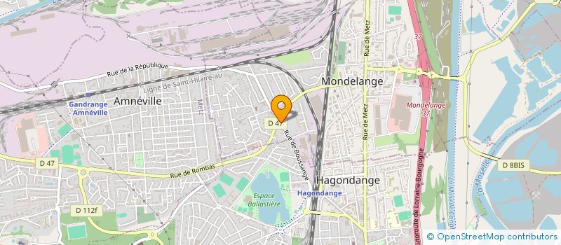 localisation de l'entreprise INOVA GENIE CLIMATIQUE à MONDELANGE