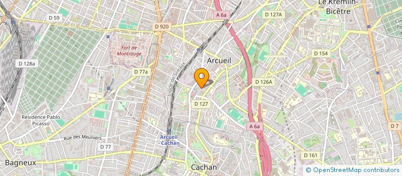 localisation de l'entreprise INOVA IMMOBILIER  ARCUEIL