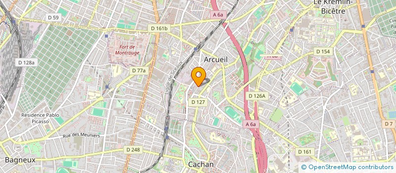 localisation de l'entreprise INOVA INVESTISSEMENT  ARCUEIL