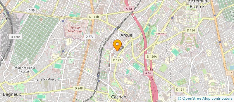 localisation de l'entreprise INOVA PARK  ARCUEIL