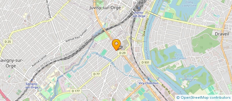 localisation de l'entreprise INOVABITAT à VIRY-CHATILLON