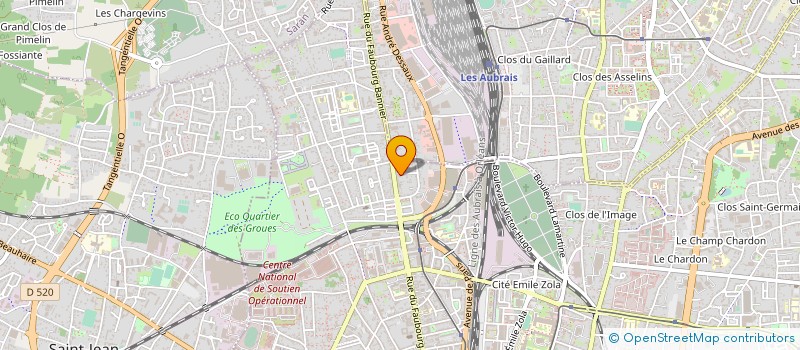 localisation de l'entreprise INOVACENTRE à ORLEANS