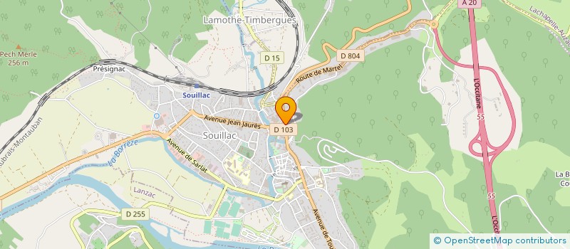 localisation de l'entreprise INOVACLIC  SOUILLAC