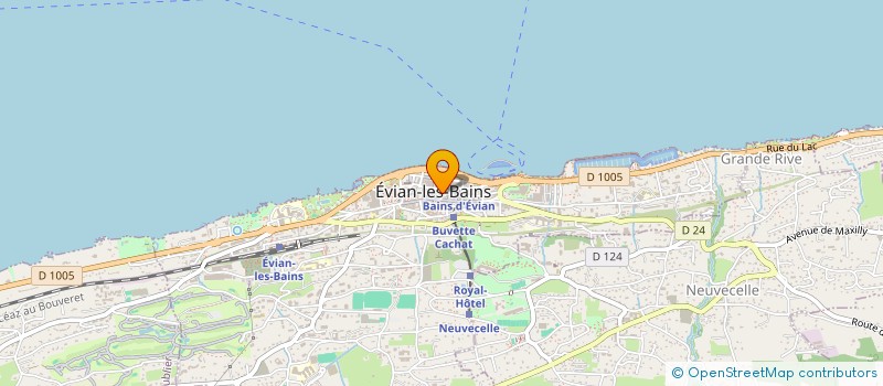 localisation de l'entreprise INOVADIAG.FR  EVIAN-LES-BAINS
