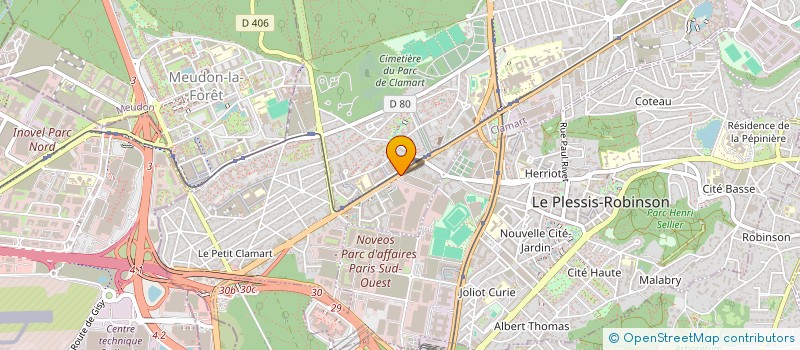 localisation de l'entreprise INOVAE à CLAMART