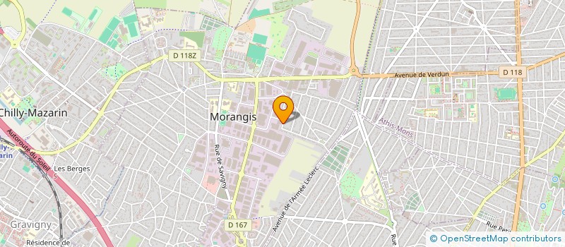 localisation de l'entreprise INOVAGAZ à MORANGIS