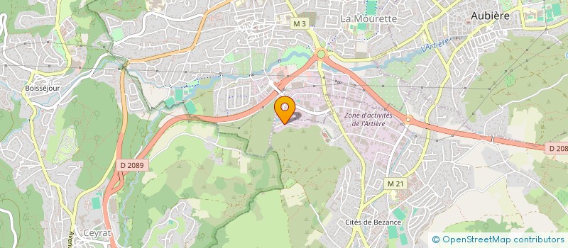 localisation de l'entreprise INOVAGES CENTRE  COURNON-D'AUVERGNE