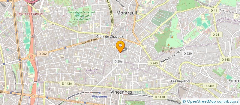 localisation de l'entreprise INOVAISI à MONTREUIL