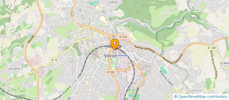 localisation de l'entreprise INOVAL à VOIRON