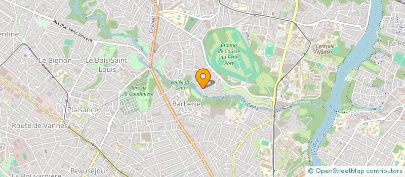 localisation de l'entreprise INOVAL à NANTES