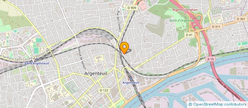 localisation de l'entreprise INOVALINK  ARGENTEUIL