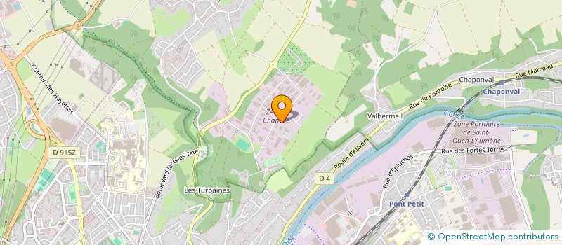 localisation de l'entreprise INOVALLEY à PONTOISE