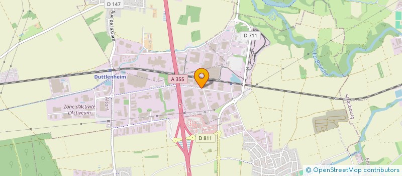 localisation de l'entreprise INOVAME  DUPPIGHEIM