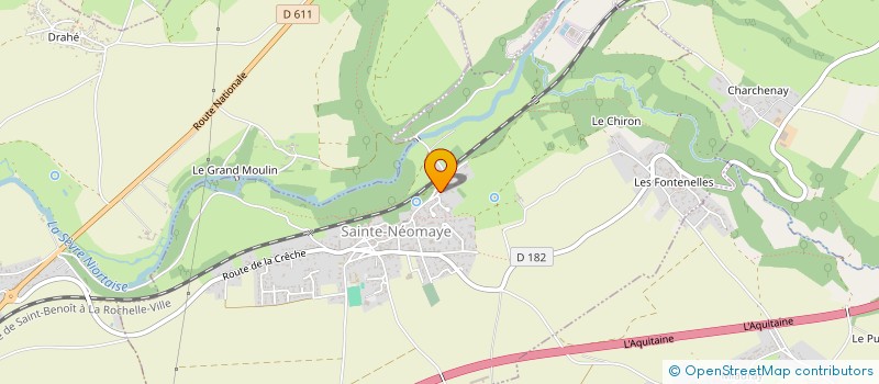 localisation de l'entreprise INOVAMED  SAINTE-NEOMAYE