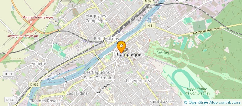 localisation de l'entreprise INOVAPE à COMPIEGNE