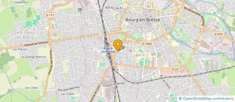 localisation de l'entreprise INOVART à BOURG-EN-BRESSE