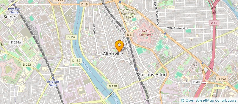 localisation de l'entreprise INOVASIGN à ALFORTVILLE