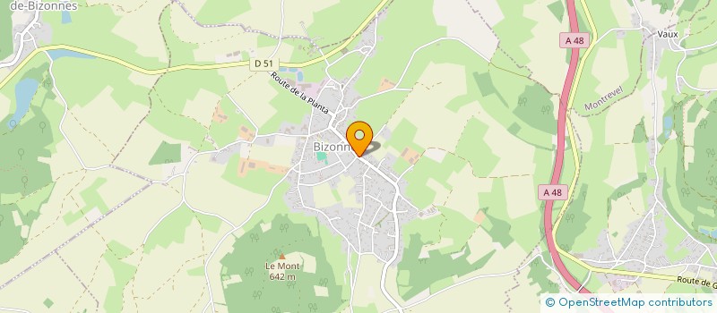 localisation de l'entreprise INOVAT  BIZONNES